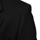 Dolce & Gabbana Dark Blue Cotton Men Jacket Coat Blazer Suit