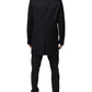 Dolce & Gabbana Dark Blue Wool Men Jacket Coat Blazer Suit