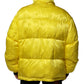 Dolce & Gabbana Yellow Nylon Logo Puffer Bomber Men Jacket