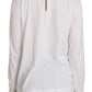 Dolce & Gabbana White Cotton Longsleeve Collared Blouse