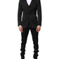 Dolce & Gabbana Black 3 Piece Brocade Jacquard Suit MARTINI