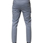 Dolce & Gabbana Light Blue Cotton Drawstring Elastic Waist Men Pants