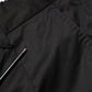 Dolce & Gabbana Black Cotton Tapered Men Formal Trousers Pants