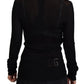 Dolce & Gabbana Black Turtleneck Slim Fit Pullover Sweater