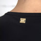 Roberto Cavalli Black Viscose Round Neck CLASS T-shirt