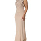 Dolce & Gabbana Nude Ecru Beaded Crystal Embellished Dress