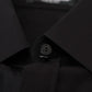 Dolce & Gabbana Black Cotton Collared Long Sleeves Shirt