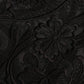 Dolce & Gabbana Black Silk Lace Trim Long Sleeves Blouse Top