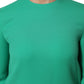 Dolce & Gabbana Green Viscose Acetate Mini Long Sleeve Dress