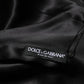 Dolce & Gabbana Green Viscose Acetate Mini Long Sleeve Dress