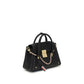 Thom Browne Black Calf Leather Bos Taurus Handbag