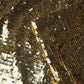 Dolce & Gabbana Gold Sequin Long Sleeve Mini Dress