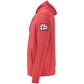 Norway 1963 Red Polyester Men's Hooded Sweatshirt