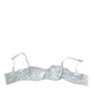 Dolce & Gabbana Light Blue Silk Semi-Padded Balconette Underwear