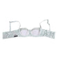 Dolce & Gabbana Light Blue Silk Semi-Padded Balconette Underwear