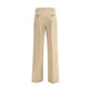True Royal Beige Cotton Casual Pants