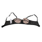 Dolce & Gabbana Black Nude Floral Lace Sheer Bra Underwear