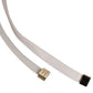 Dolce & Gabbana White Yellow Stripe Tie Side Logo Underwear