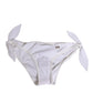 Dolce & Gabbana White Side Tie Logo Bikini Bottom Underwear