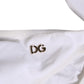 Dolce & Gabbana White Side Tie Logo Bikini Bottom Underwear