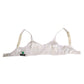 Dolce & Gabbana White Silk Satin Soft Cup Lingerie Bra Underwear
