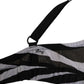 Dolce & Gabbana Black White Zebra Print Sheer Mesh Bralette Underwear