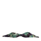 Dolce & Gabbana Purple Green Leaf Print Bandeau Swimwear Underwear
