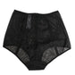 Dolce & Gabbana Black High Waist Mesh Sheer Shapewear Underwear