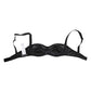 Dolce & Gabbana Black Silk Satin Wireless Lingerie Bra Underwear