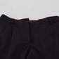 Dolce & Gabbana Black High Waist Skinny Trouser STAFF Pants