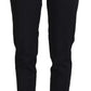 Dolce & Gabbana Black High Waist Skinny Trouser STAFF Pants