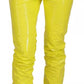 Dolce & Gabbana Yellow High Waist Skinny Women Trouser Pants
