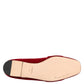 Dolce & Gabbana Red Velvet Crystal Buckle Loafers Flats Shoes