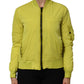 Dondup Yellow Polyamide Zipper Bomber Women’s Jacket