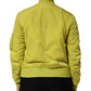 Dondup Yellow Polyamide Zipper Bomber Women’s Jacket