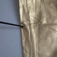 Dolce & Gabbana Gold High Waist Skinny Women Metallic Pants