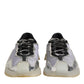 Dolce & Gabbana Multicolor Silver Logo Low Top NS1 Sneakers Shoes