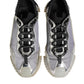 Dolce & Gabbana Multicolor Silver Logo Low Top NS1 Sneakers Shoes