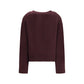 Lisa Yang Purple Cashmere Cardigan