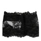 Dolce & Gabbana Black Lace Neck Scarf