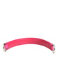 Dolce & Gabbana Pink Embellished Leather Bag Handle Women Shoulder Strap