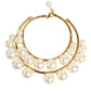 Dolce & Gabbana Gold Brass Faux Pearl Crystal Statement Luxury Jewelry Necklace