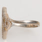 Nialaya Geometric Diamond Shape Pave CZ Crystal Jewelry Ring