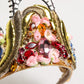 Dolce & Gabbana Gold Brass Crystal Embellished Headpiece Crown Tiara