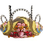 Dolce & Gabbana Gold Brass Crystal Embellished Headpiece Crown Tiara