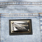 Dolce & Gabbana Light Blue Distressed Slim Fit Ripped Denim Jeans