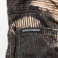 Dolce & Gabbana Beige Black Corduroy Tie-Dye Cotton Blend Pants