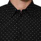Dolce & Gabbana Black Polka Dot Cotton GOLD Men Formal Dress Shirt