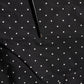 Dolce & Gabbana Black Polka Dot Cotton GOLD Men Formal Dress Shirt