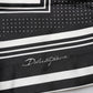 Dolce & Gabbana Black White StripeDot Print Casual Polo Shirt
